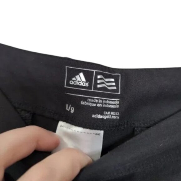 Adidas black slim ankle golf stretch pants size L - Picture 4 of 7